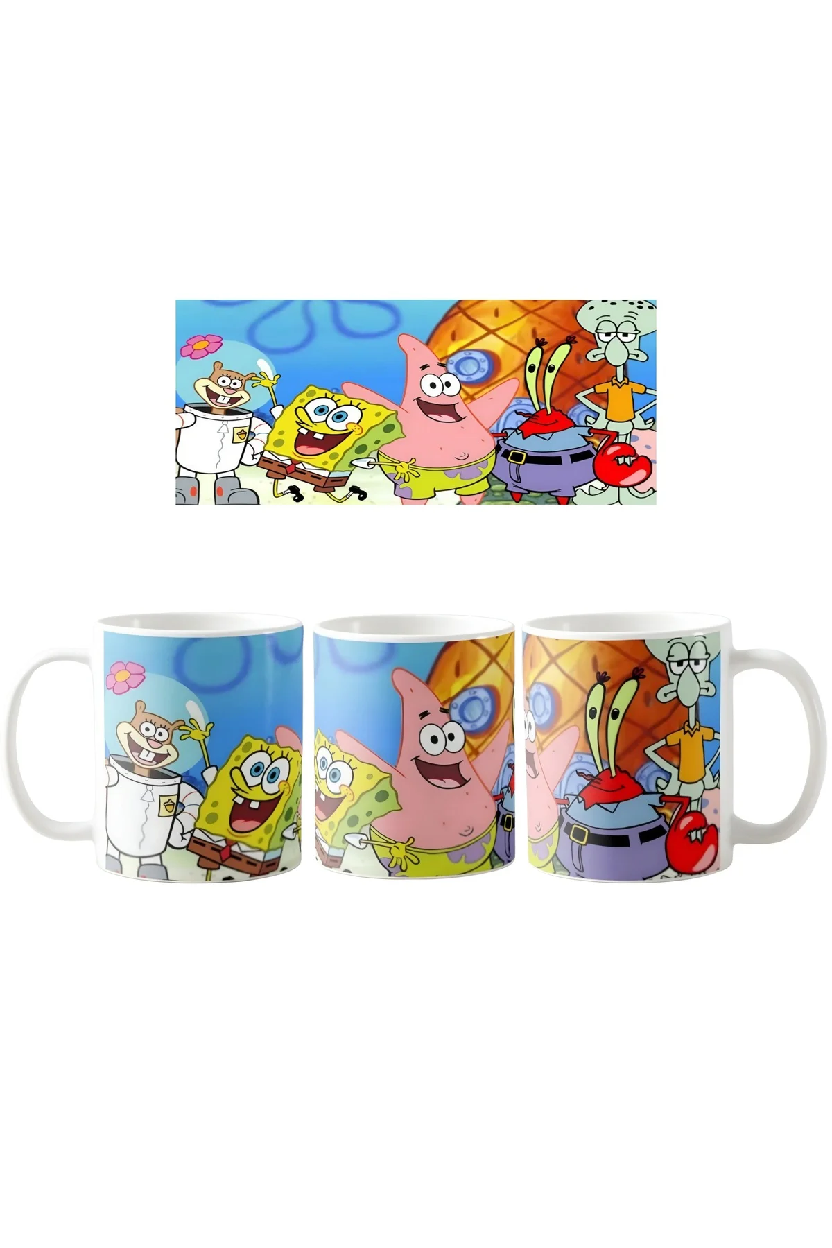 Sünger Bob Kupa Bardak | Tek Adet K0126