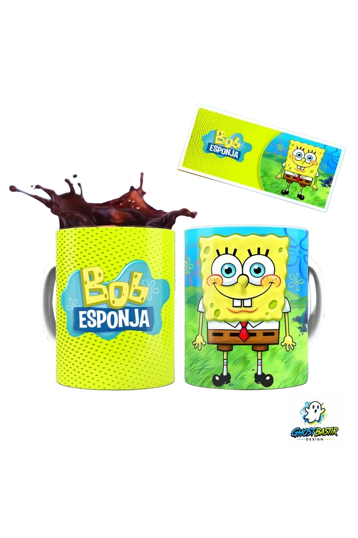 Sünger Bob Kupa Bardak | Tek Adet K0419