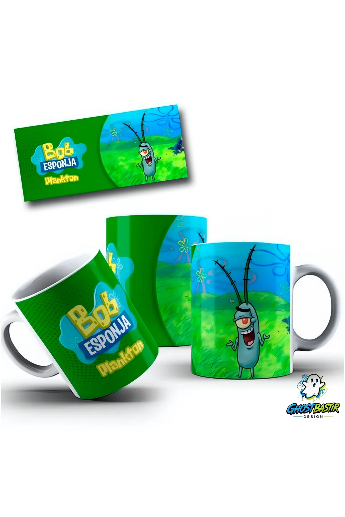 Sünger Bob Plankton Kupa Bardak | Tek Adet K0469