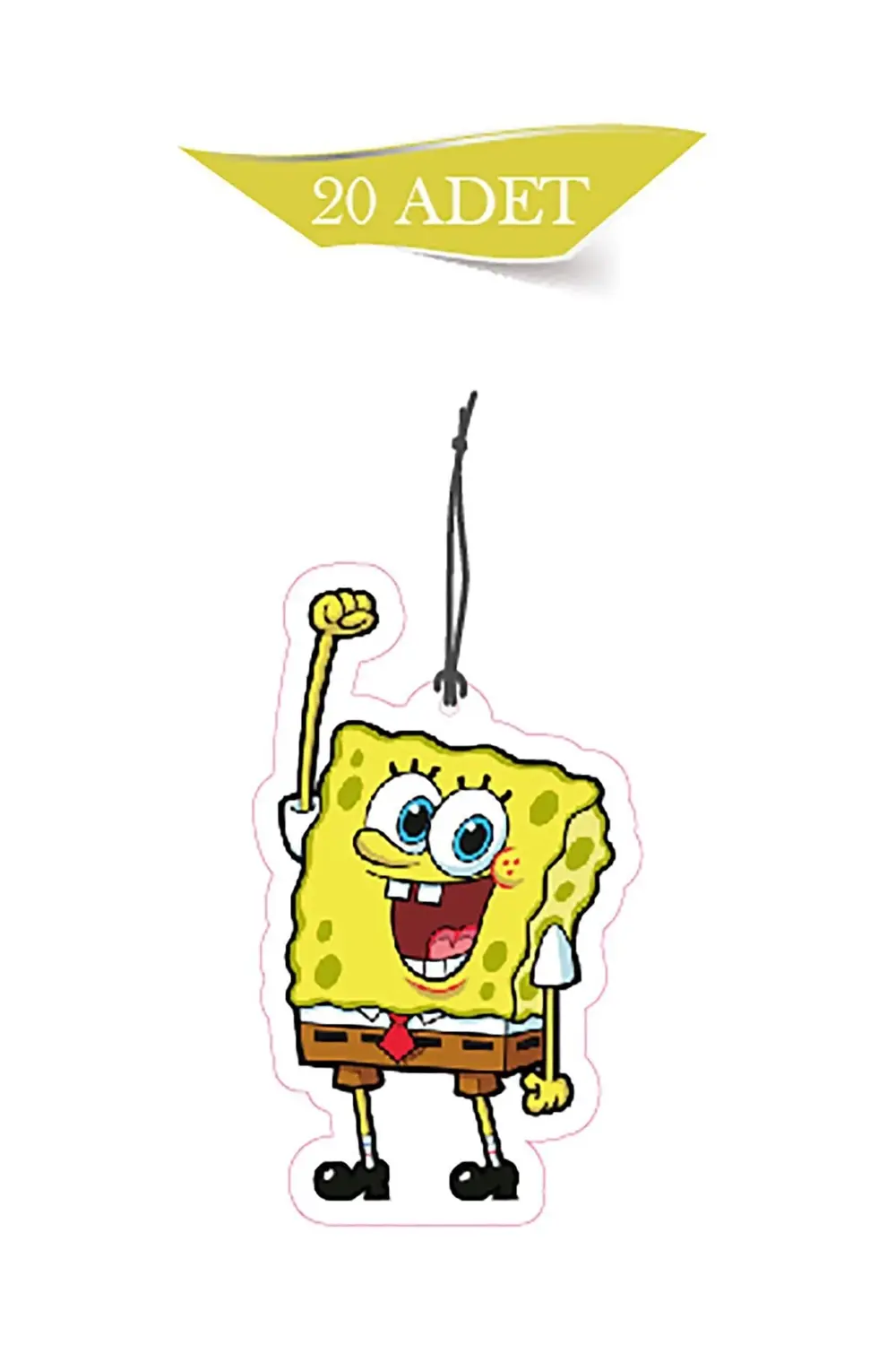 Sünger Bob Tasarımlı 20'li Oto Kokusu Ve Oto Aksesuarı