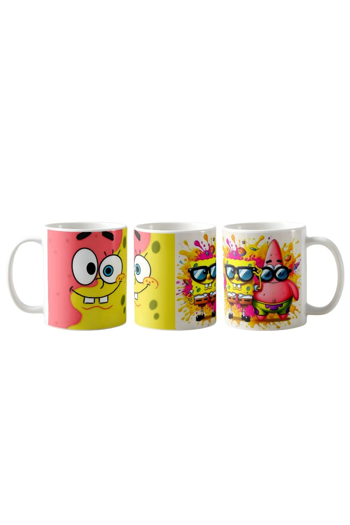 Sünger Bob ve Patrick Kupa Bardak | Tek Adet K0129