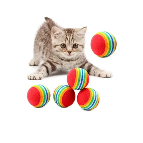 Woody Sofia Sünger Kedi Köpek Çiğneme Ve Oyun Topu 4 Adet