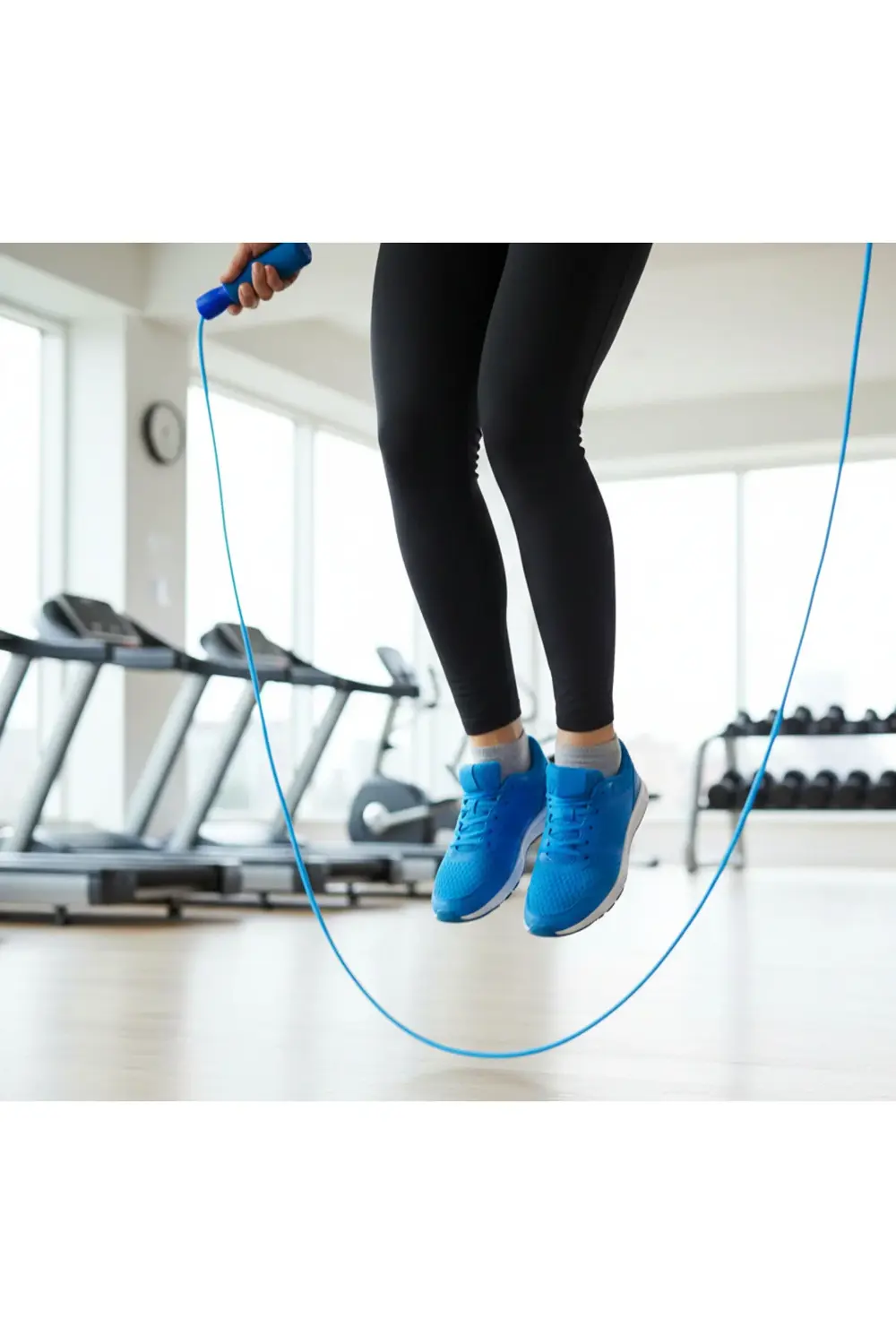 Sünger Saplı Atlama İpi - Fitness - Crossfit- Rope - Jump - Body