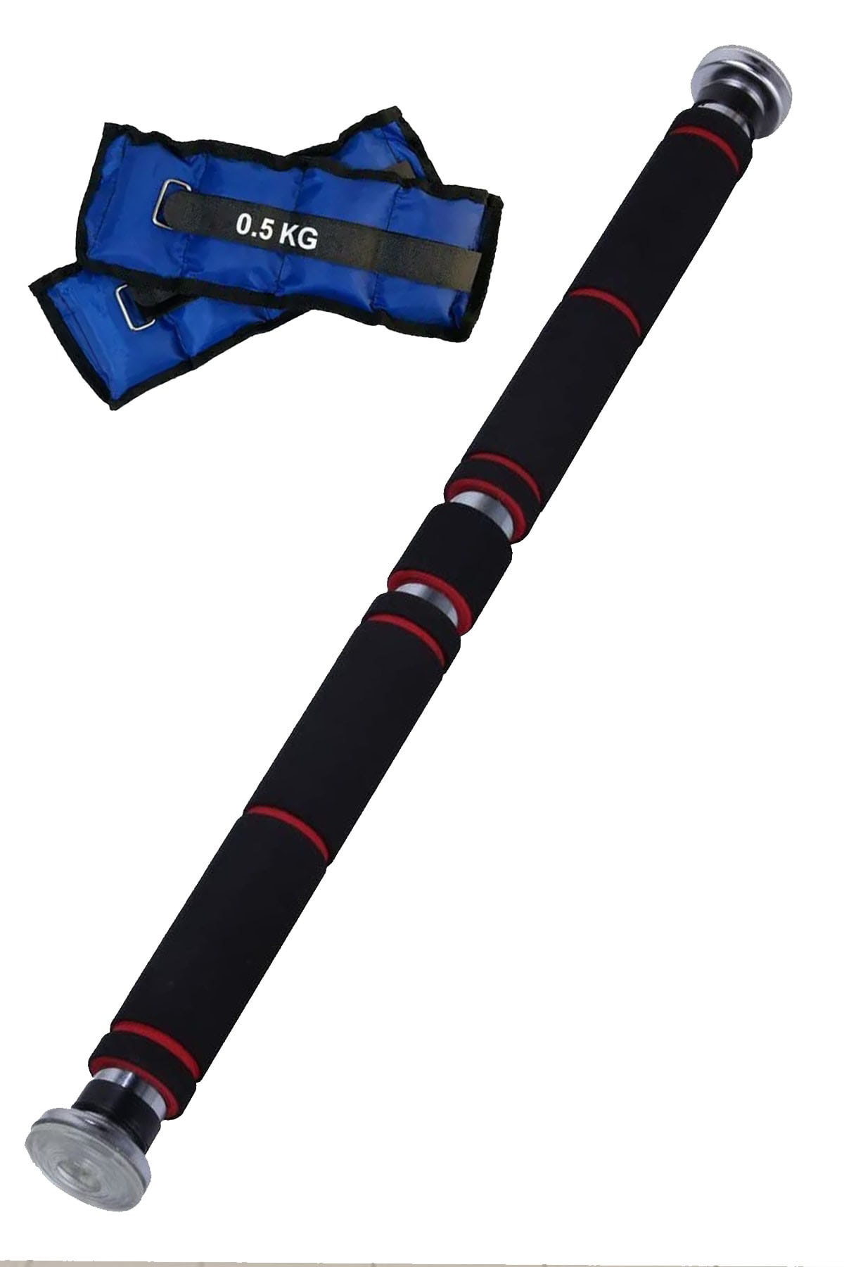 Jet Süngerli Kapı Barfiksi Demiri Koridor Barı 60 - 100 Cm Ayarlanabi