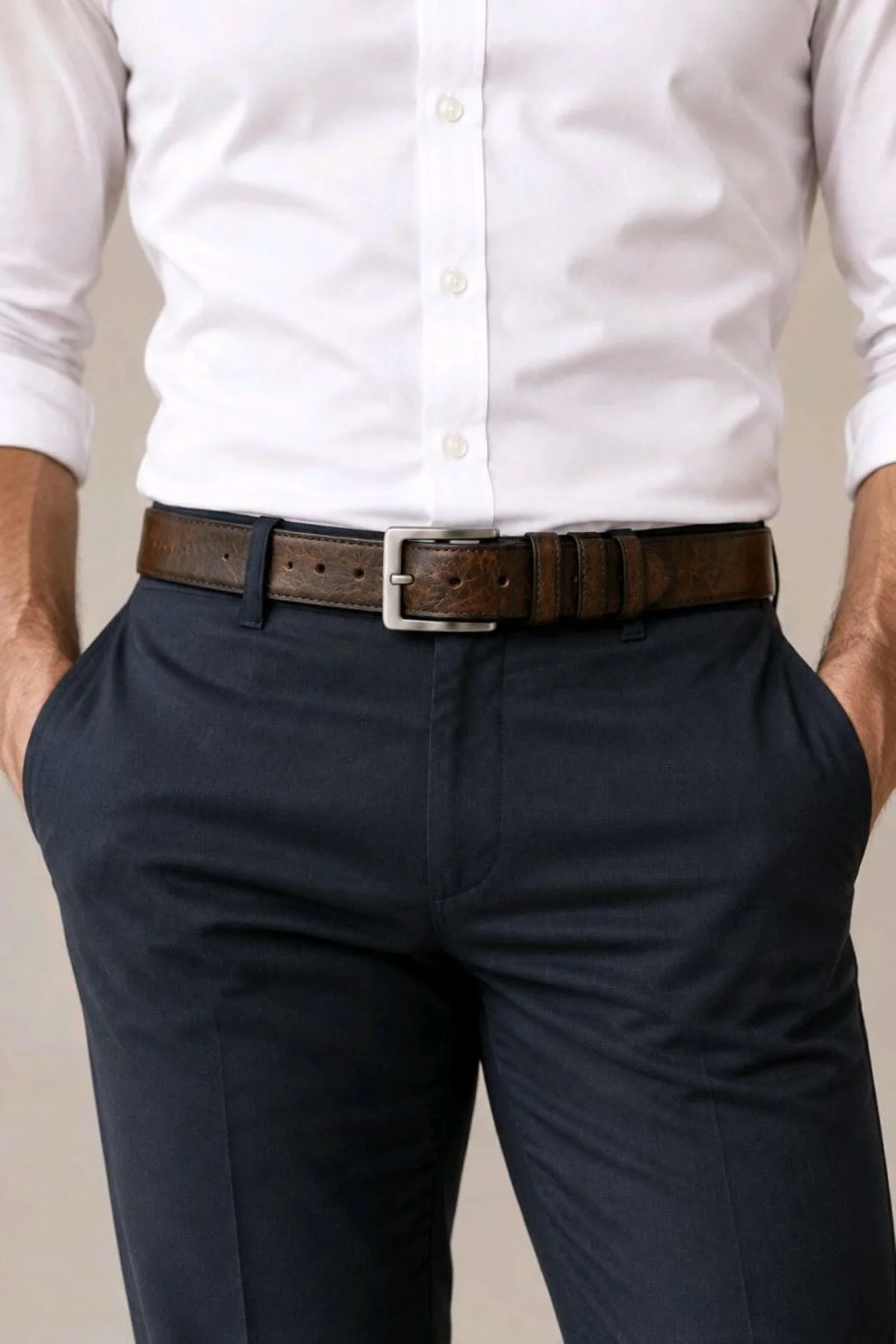 Suni Deri 130 cm Erkek Pantolon Kot Kemeri Suni Deri 130 cm Erkek Pantolon Kot Kemeri - Görsel 2