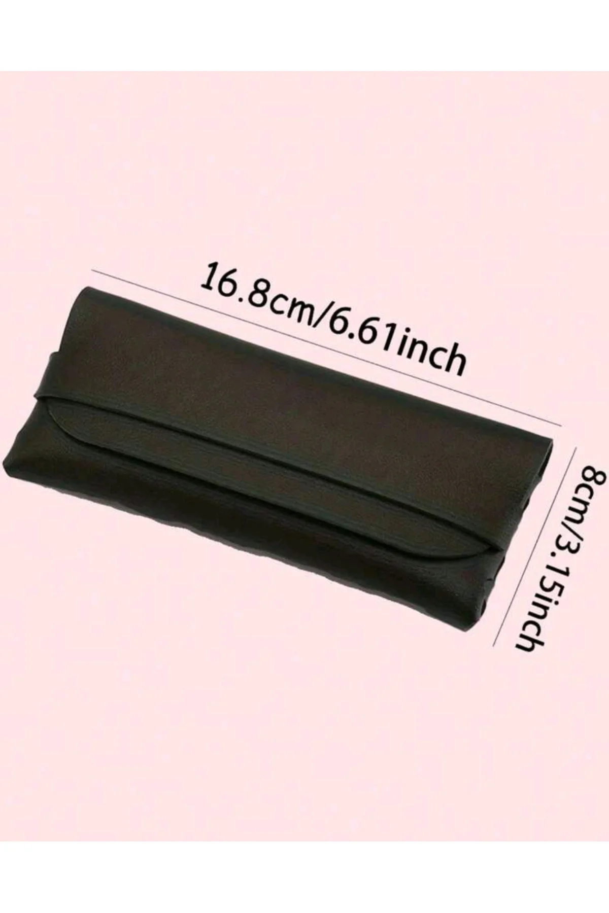 Suni Deri Gözlük Kılıfı (beyaz)