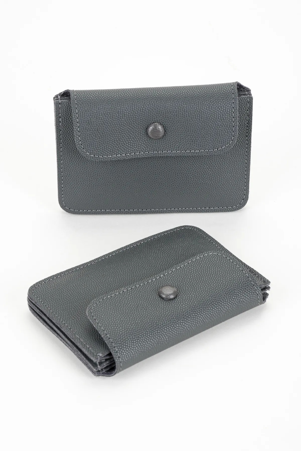 Monalisa Home Suni Deri Gri Kartlik Cüzdan