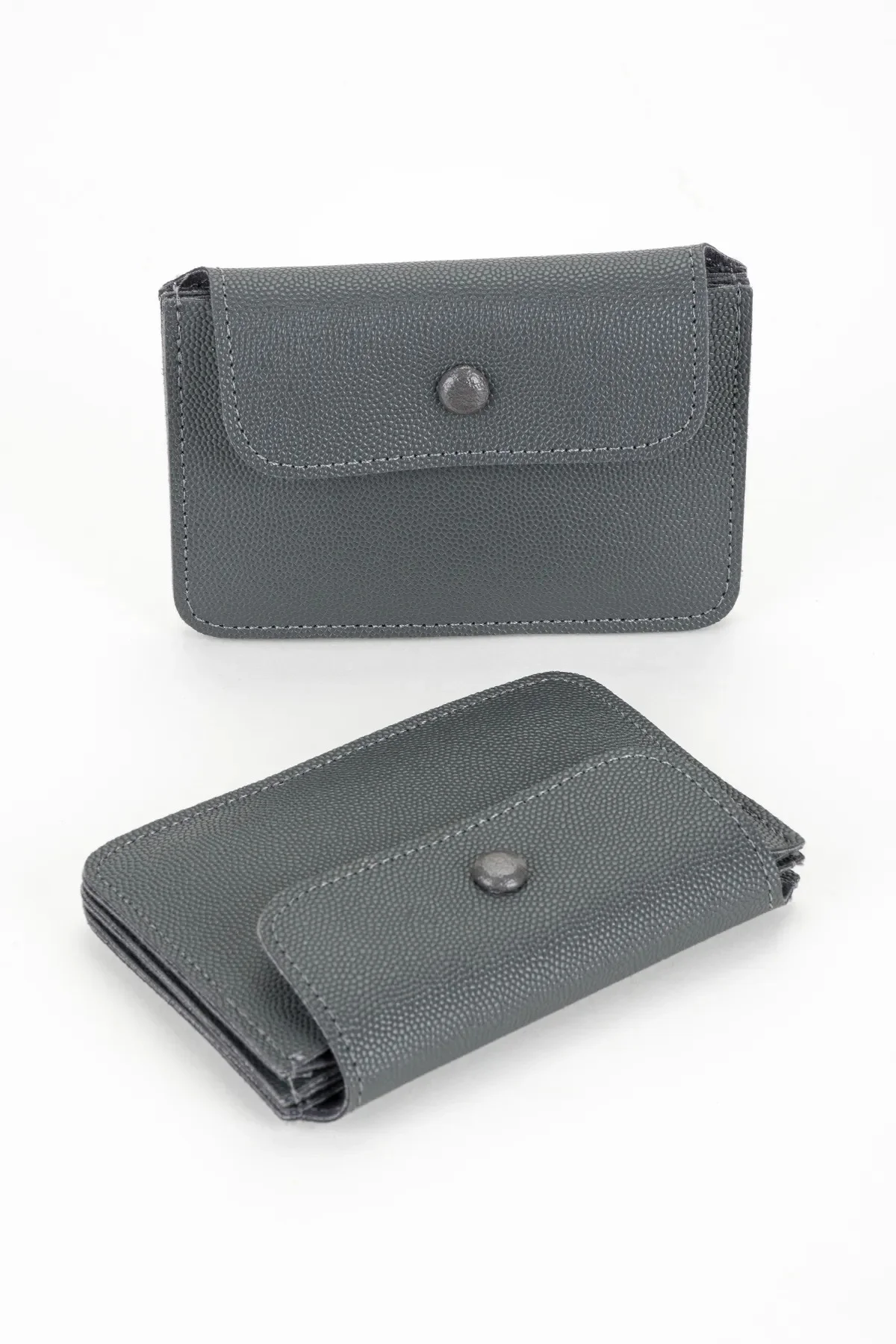 Suni Deri Gri Kartlık CÜZDAN