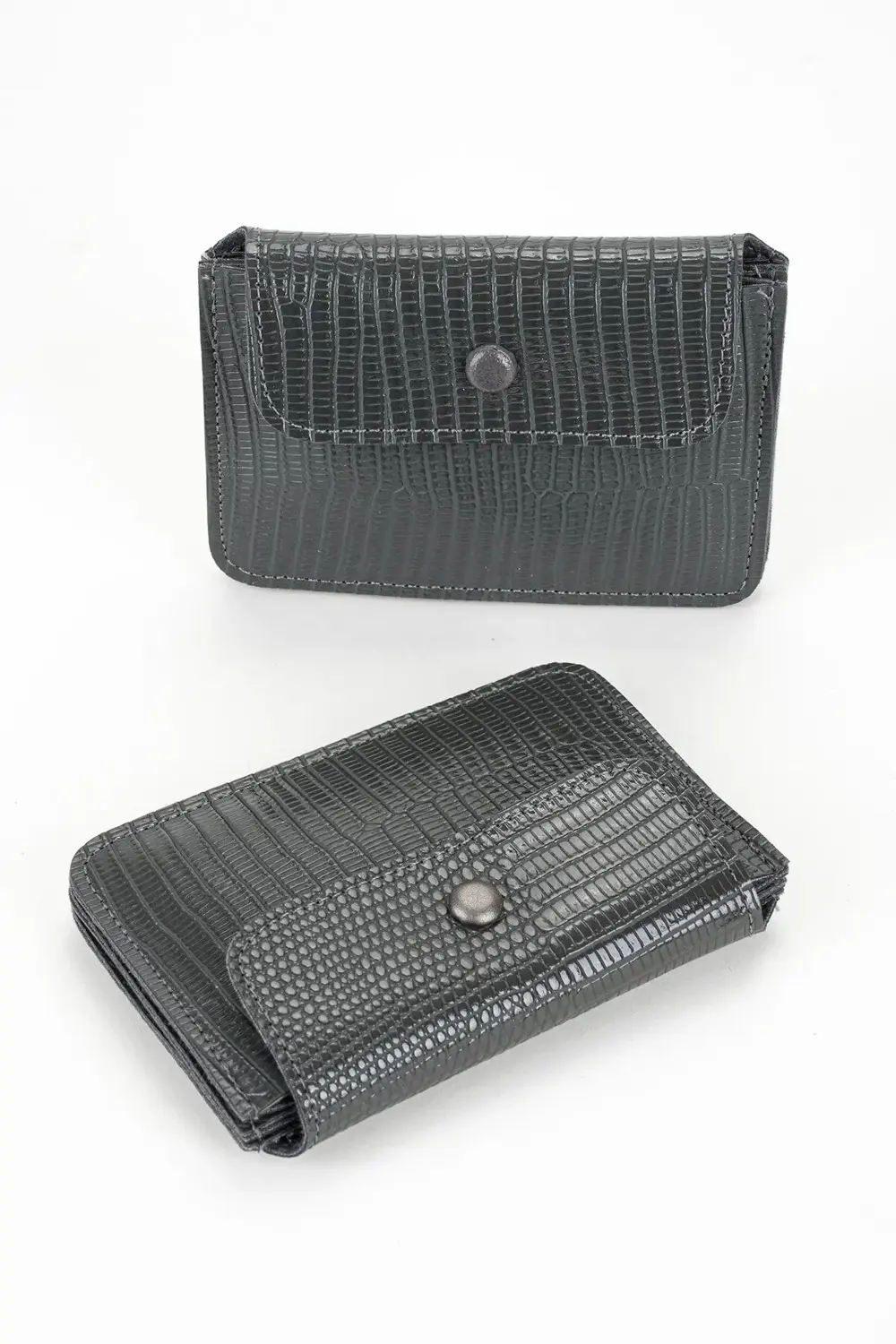 Suni Deri Gri Kartlık CÜZDAN