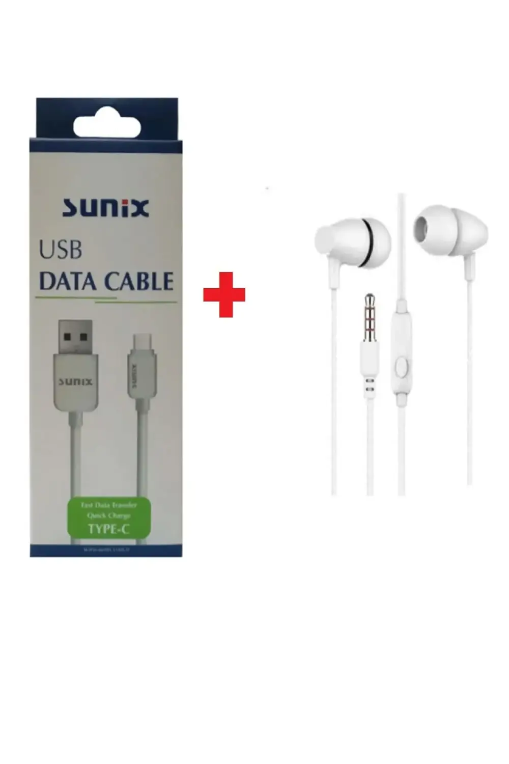 Sunix Fast Data Cable Usb Type C Sc-62 + Sunix Sx-08 Kablolu Kula