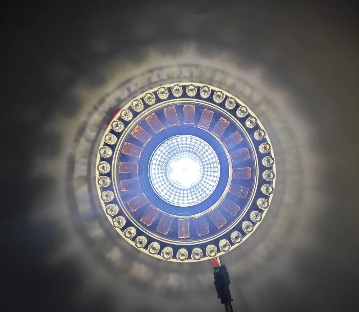 SUNLED 8005 Cam Spot Kasası 5W Beyaz Işık Led Çerçeveli Günışığı - Priz ve Anahtar İçin Uyumlu Çerçeve