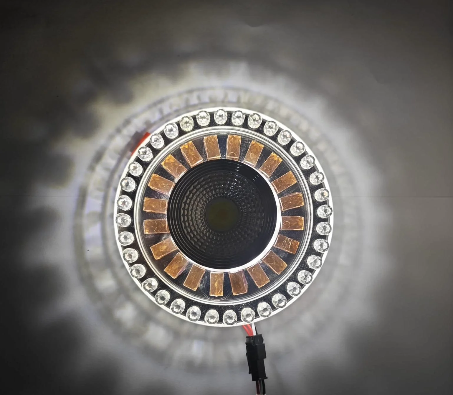 SUNLED 8005 Cam Spot Kasası 5W Beyaz Işık Led Çerçeveli Günışığı - Priz ve Anahtar İçin Uyumlu Çerçeve