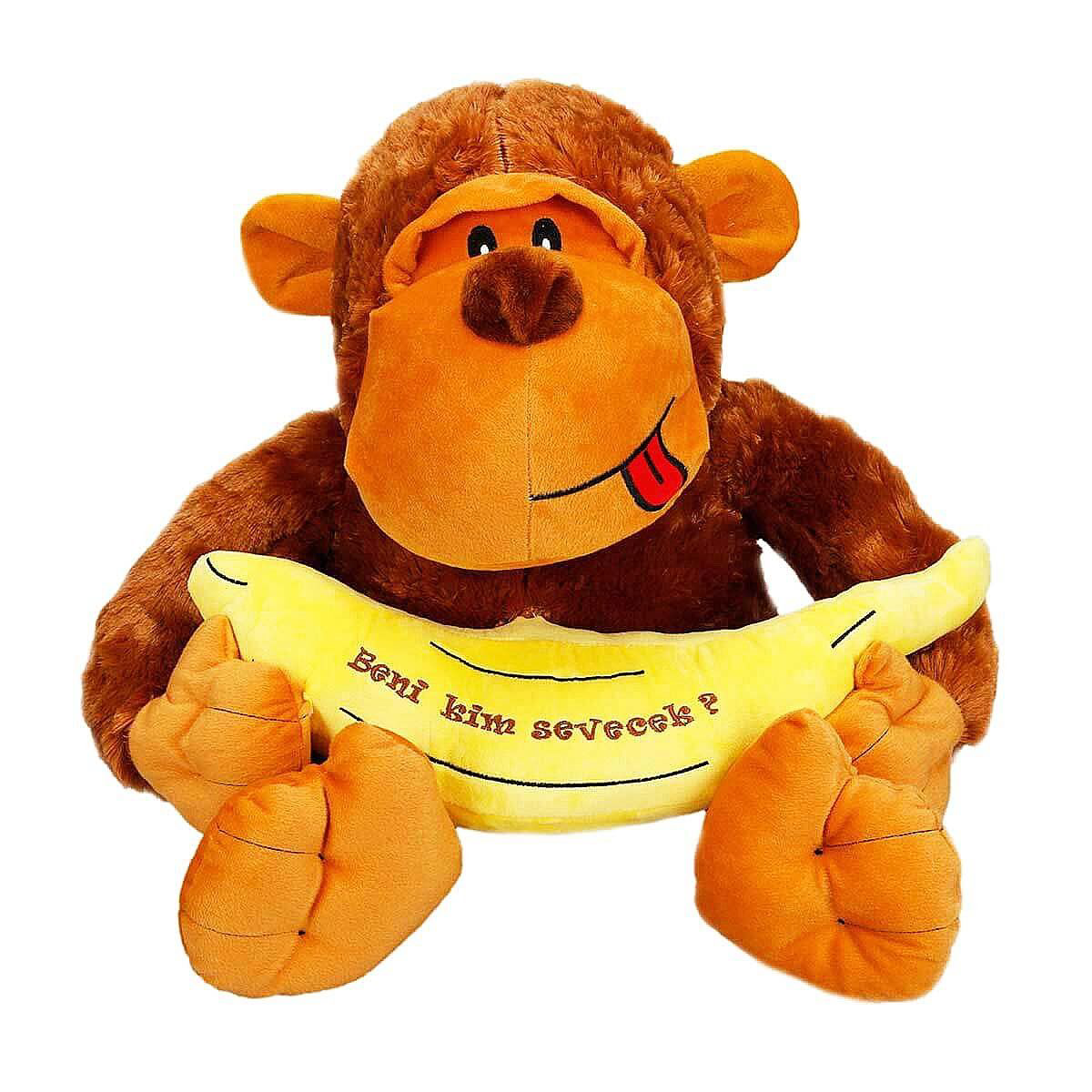 Sunman Muzlu Goril Peluş 50 cm Sunman Muzlu Goril Peluş 50 cm