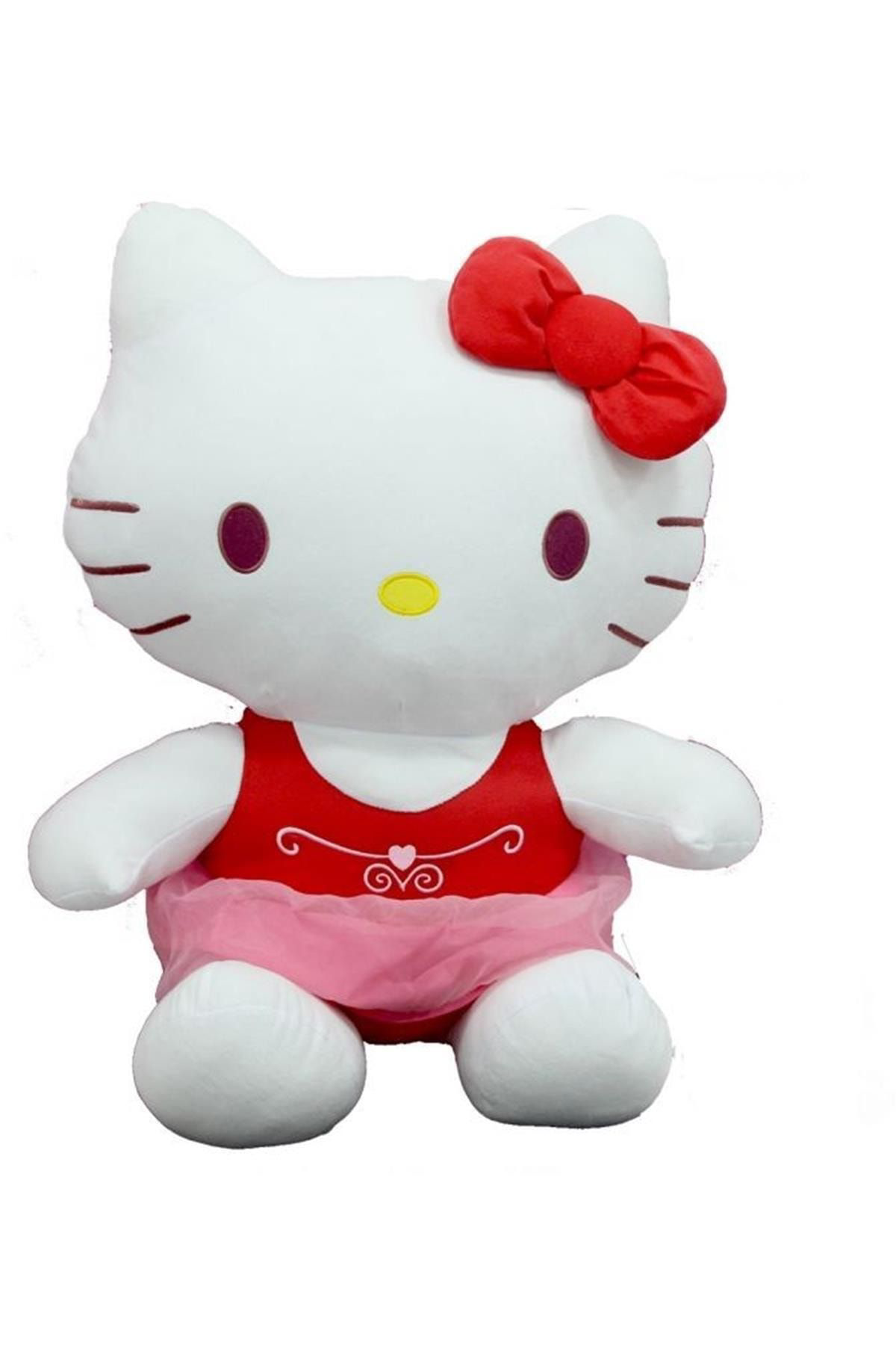 Sunman Peluş Hello Kitty Elbiseli Kurdeleli 36cm