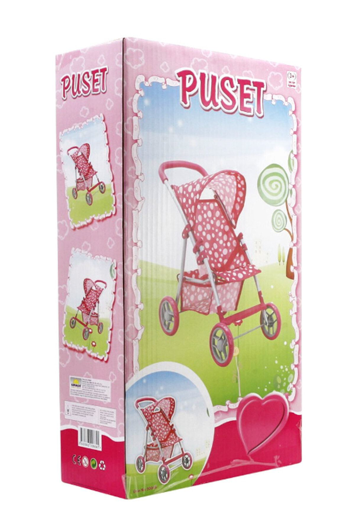 Sunman Puantiyeli 4 Tekerlekli Puset