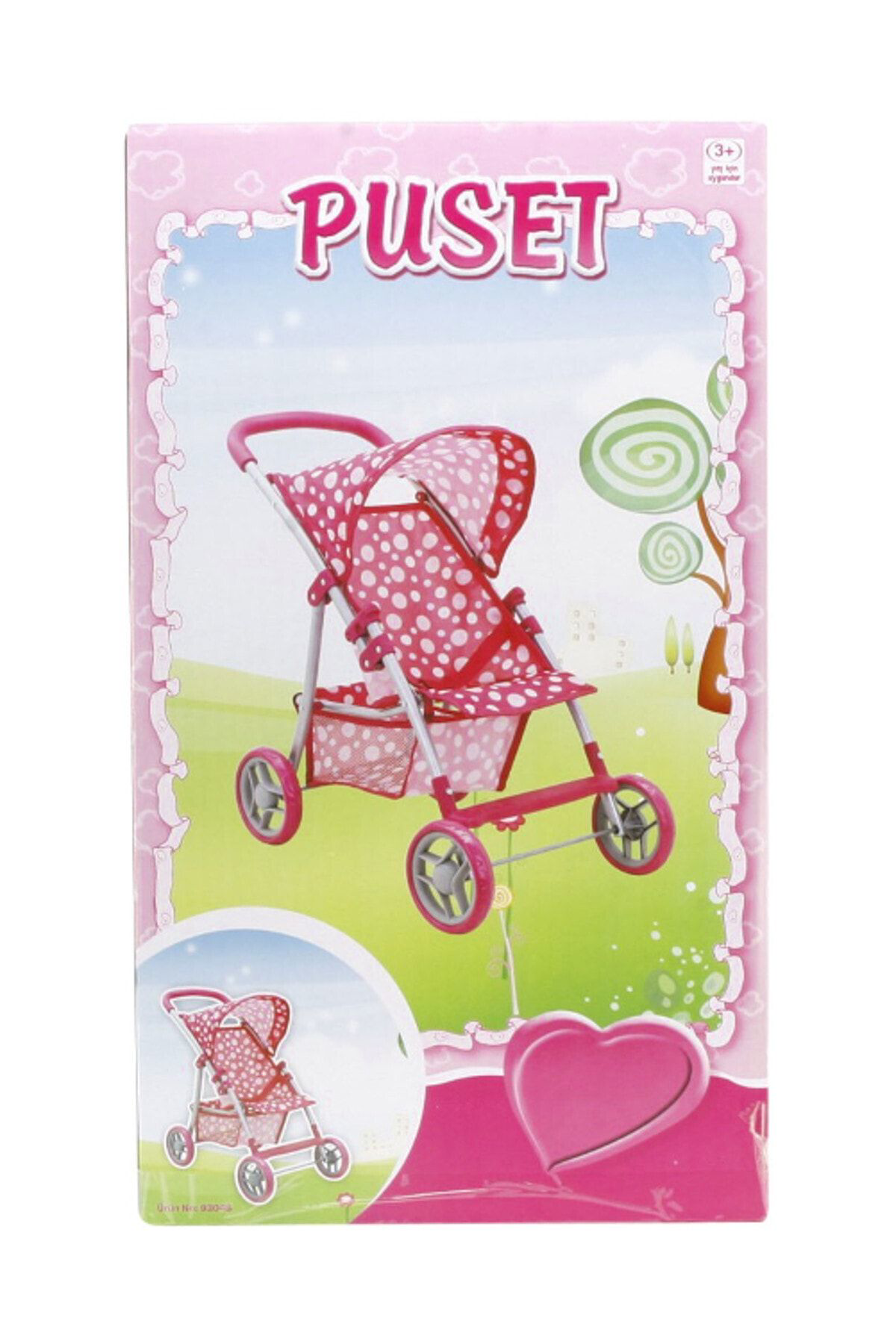 Sunman Puantiyeli 4 Tekerlekli Puset