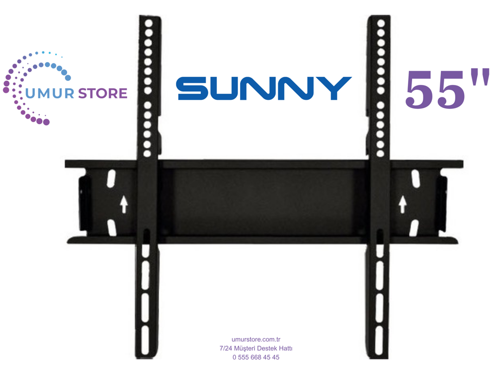 Sunny 55'' SN55FMN252 136 Ekran Uyumlu Lcd Led TV Sabit Duvar Ask