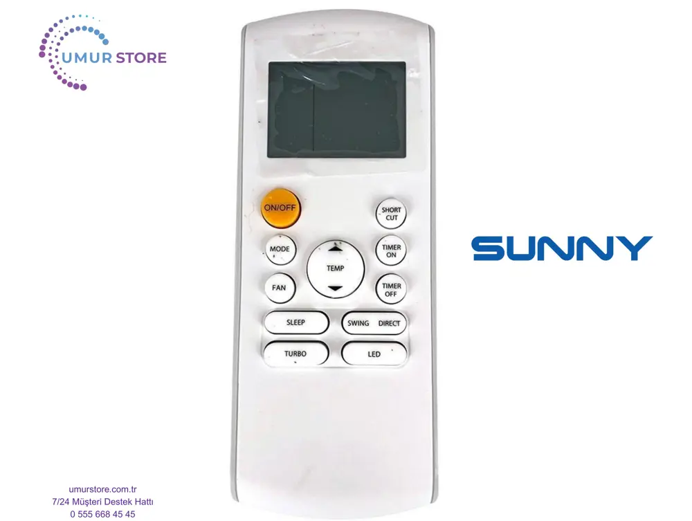 Sunny AMBIENCE 18 Uyumlu Klima Kumandası