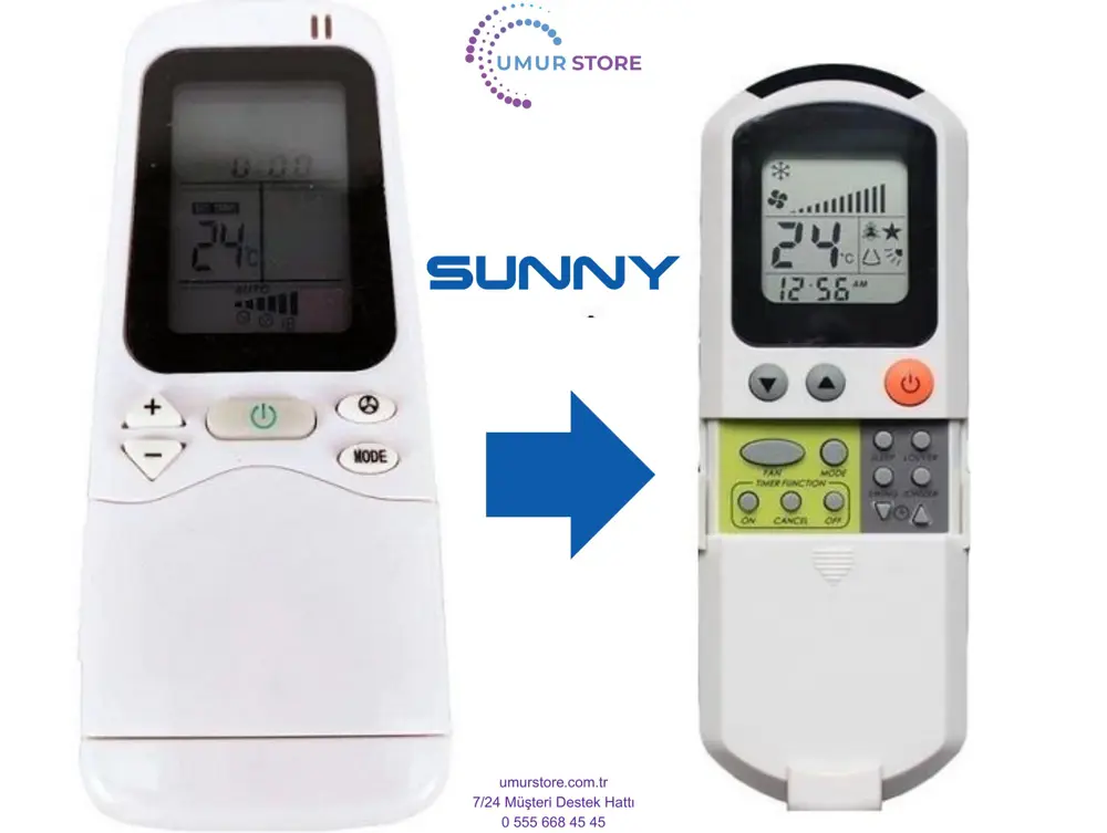 Sunny Klima Kumandası-Eşdeğer