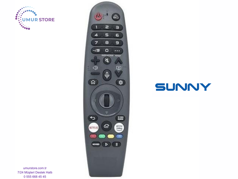 Sunny SN40FMN241 Webos Smart Televizyon Kumandası-Mikrofonlu