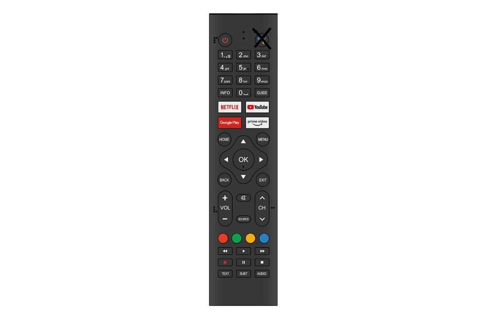 Sunny SN55FMN601 Uyumlu Google Tv Kumanda-Mikrofonsuz