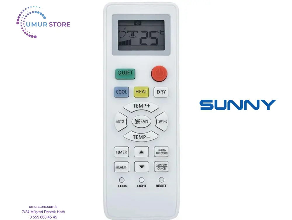 Sunny SN9KLM18000I Uyumlu Klima Kumandası Sunny SN9KLM18000I Uyumlu Klima Kumandası