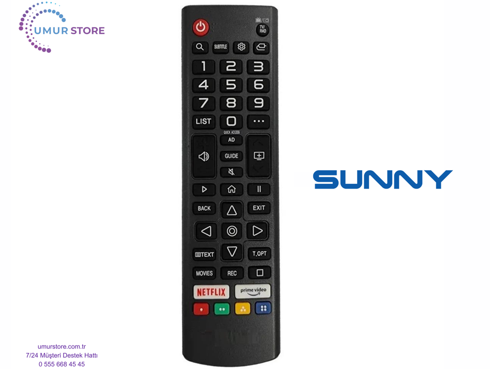 Sunny Webos Televizyon Uyumlu Kumanda-Mikrofonsuz Sunny Webos Televizyon Uyumlu Kumanda-Mikrofonsuz