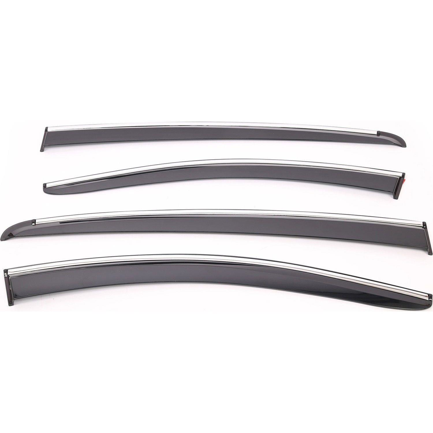 Sunplex Chevrolet Uyumlu Cruze Style 4 Lü Set Kromlu Cam Rüzgarlı