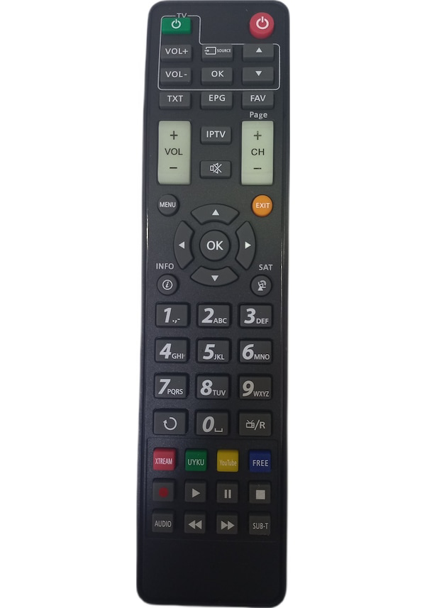 Sunplus Astra Space Hd Uydu Alıcı Kumandası