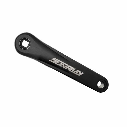 Sunrun Sol Pedal Kolu - 165mm-170mm, Alüminyum, Düz Kare, SUNRUN
