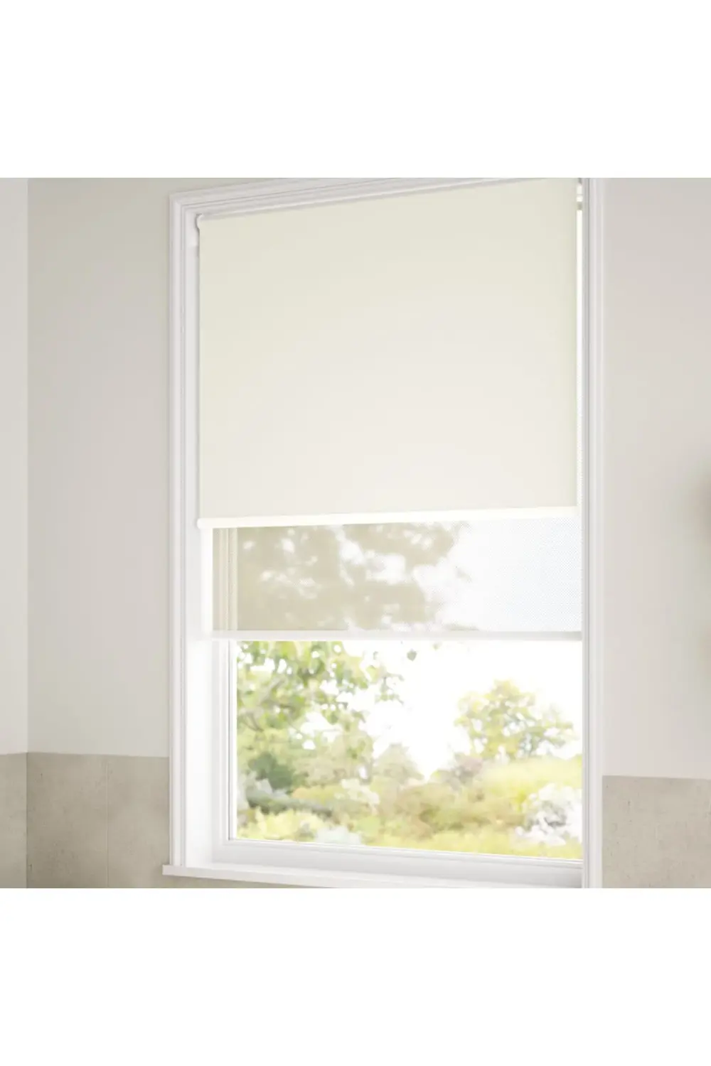 SunScreen Çiftli Sistem Store Perde (Screen+Mat Stor) Alüminyum K