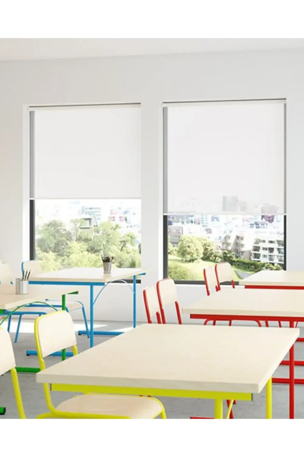 SunScreen Estetik Lüks Stor Perde, Alüminyum Kasalı Yüksek Kalite