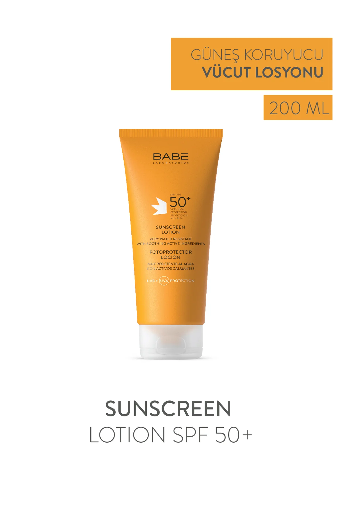 Sunscreen Lotion SPF50+ 200ml - Yüksek Korumalı Vücut Güneş Losyonu Fiyatı, Yorumları ve Özellikleri