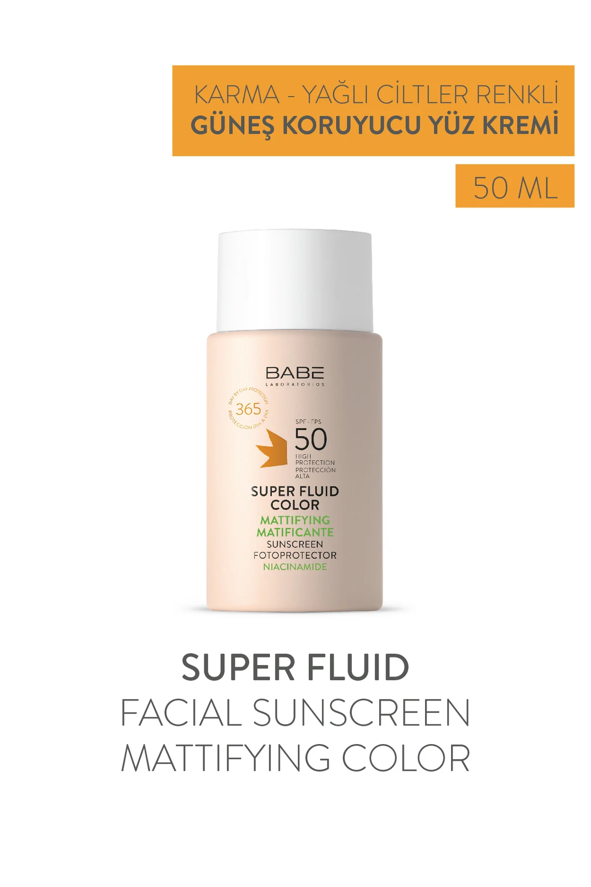 Sunscreen Mattifying Super Fluid Color - Matlaştırıcı Renkli Güne