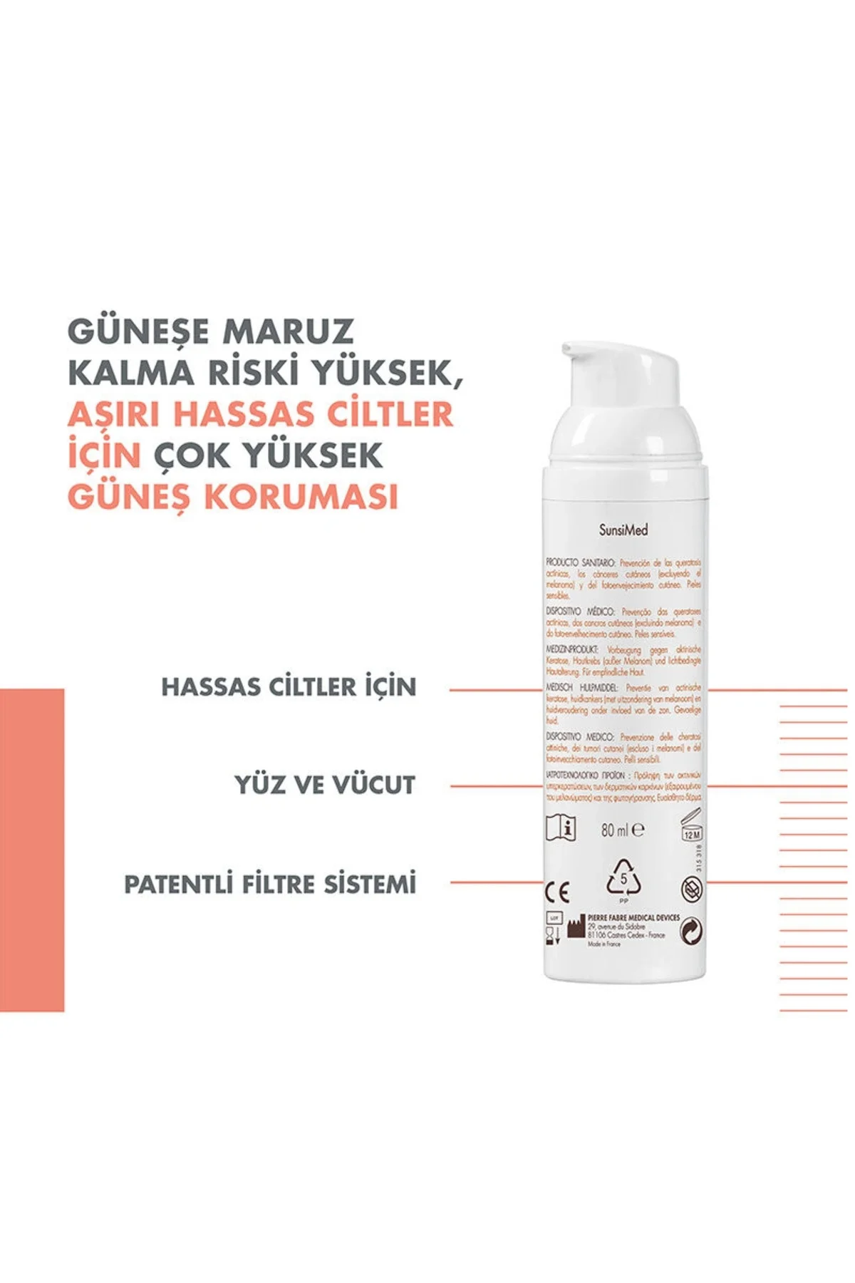 Sunsimed Ka Güneş Kremi Spf 50 80 Ml