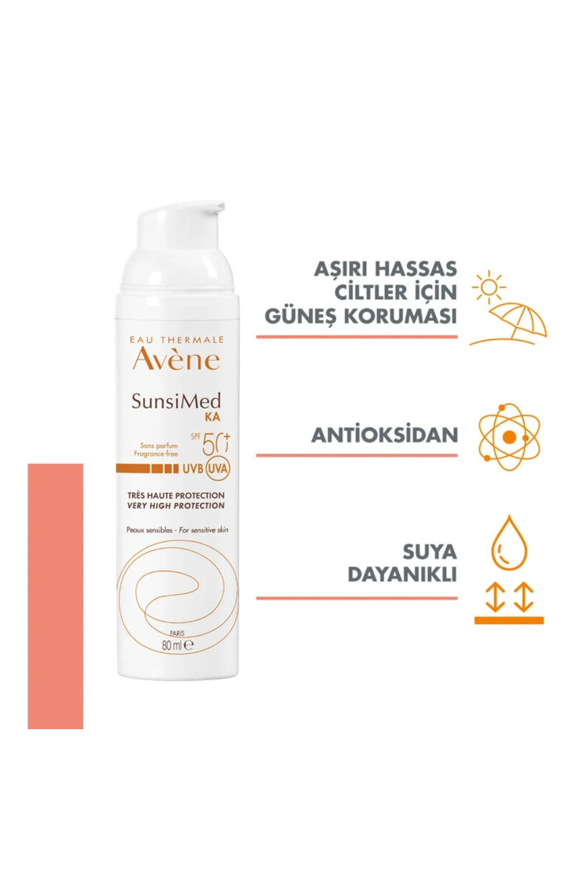 Sunsimed Ka Güneş Kremi Spf 50 80 Ml