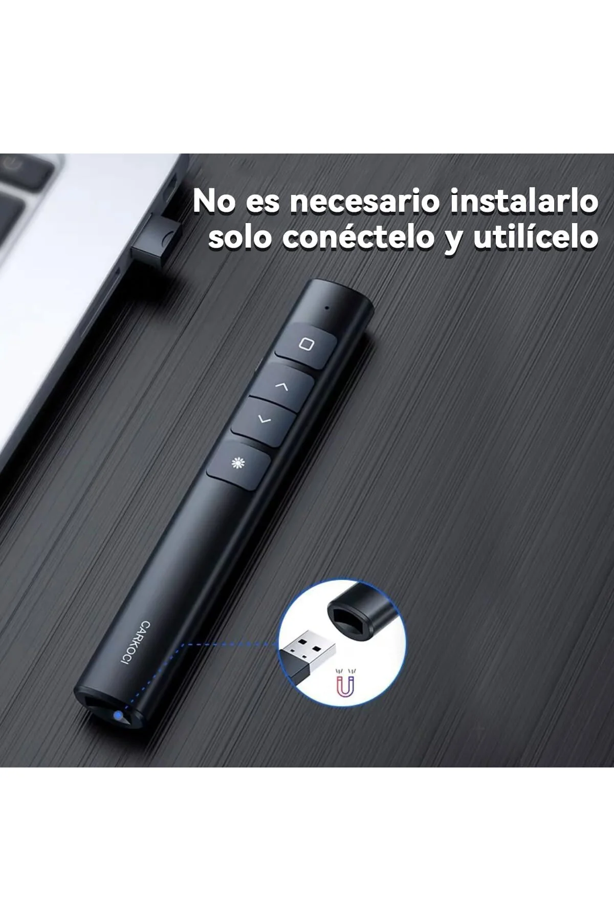 Sunum Kumandası Laser Pointer Kablosuz Lazer Sunum Kalemi Tak Çal