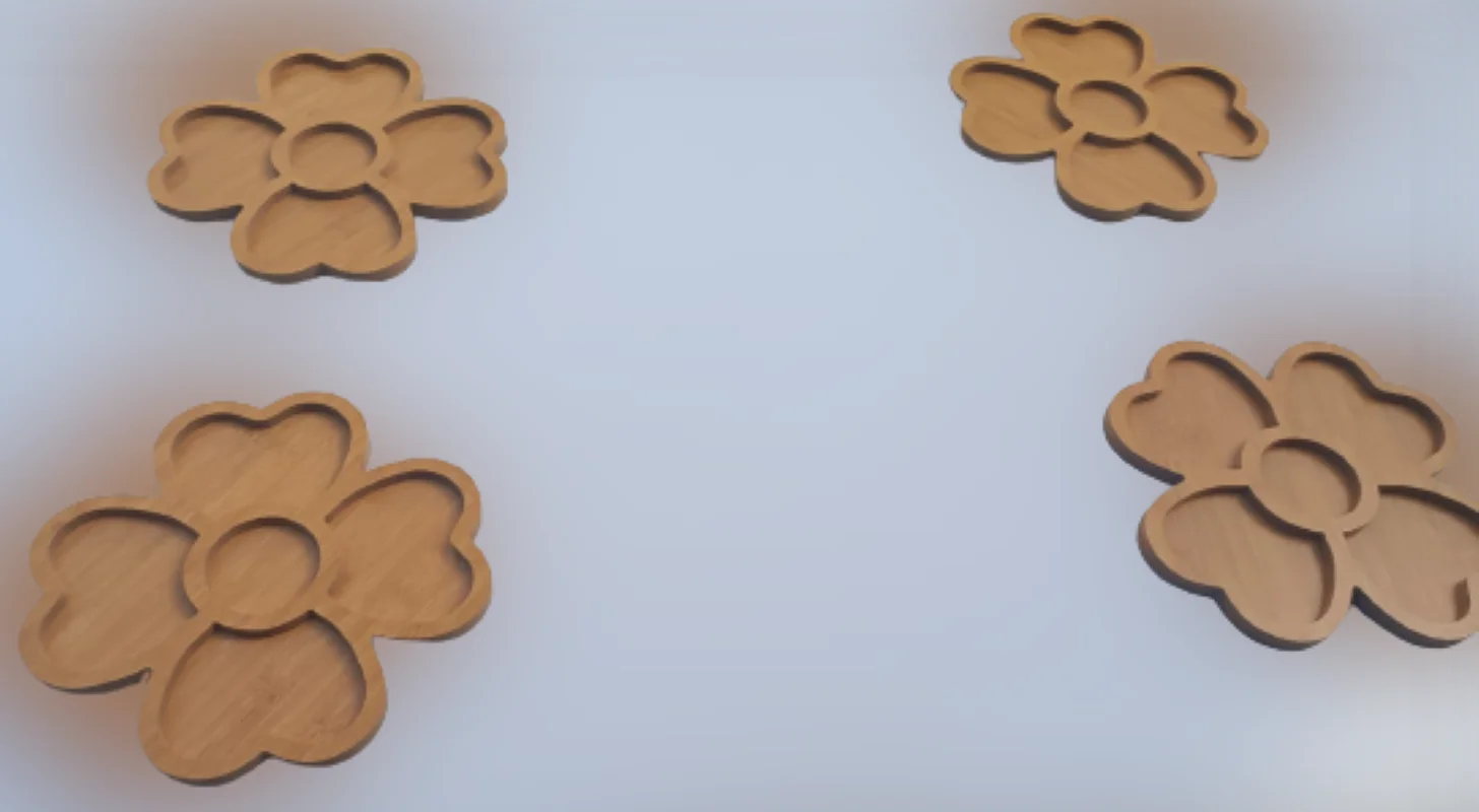 Sunum Tabak 12233 Kalpli Model Ahşap MDF Lam 4 göz 4 Adet EL Yapım Sunum Tabak 12233 Kalpli Model Ahşap MDF Lam 4 göz 4 Adet EL Yapım Fiyatı, Yorumları ve Özellikleri