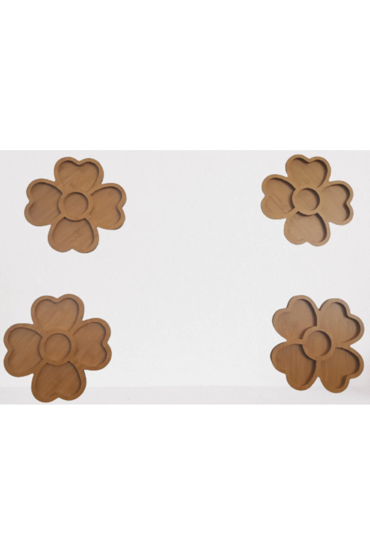 Sunum Tabak 12233 Kalpli Model Ahşap Mdf Lam 4 Göz 4 Adet El Yapım Sunum Tabak 12233 Kalpli Model Ahşap Mdf Lam 4 Göz 4 Adet El Yapım - Görsel 4