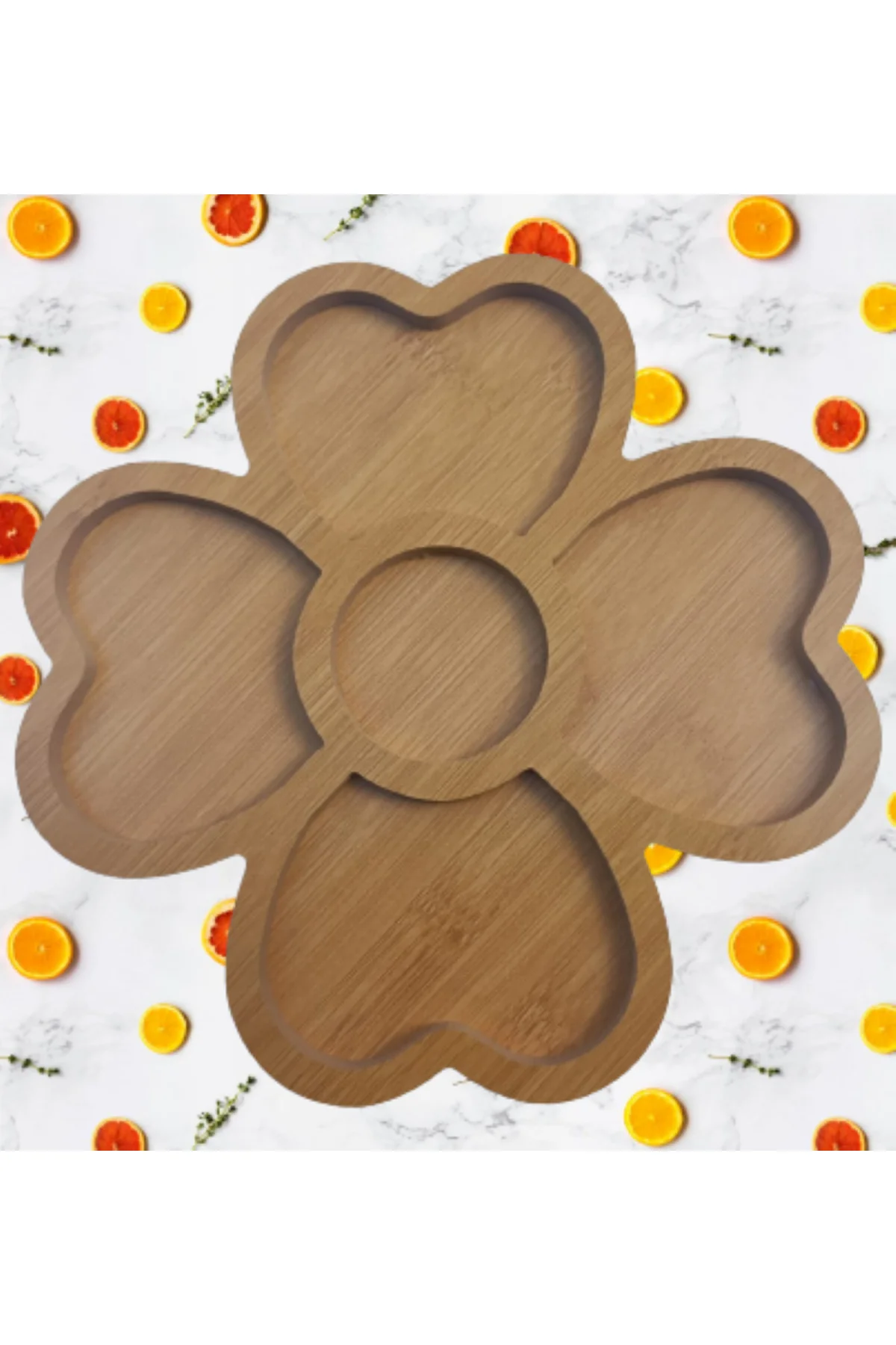 Sunum Tabak 12233 Kalpli Model Ahşap Mdf Lam 4 Göz 4 Adet El Yapım Sunum Tabak 12233 Kalpli Model Ahşap Mdf Lam 4 Göz 4 Adet El Yapım - Görsel 7