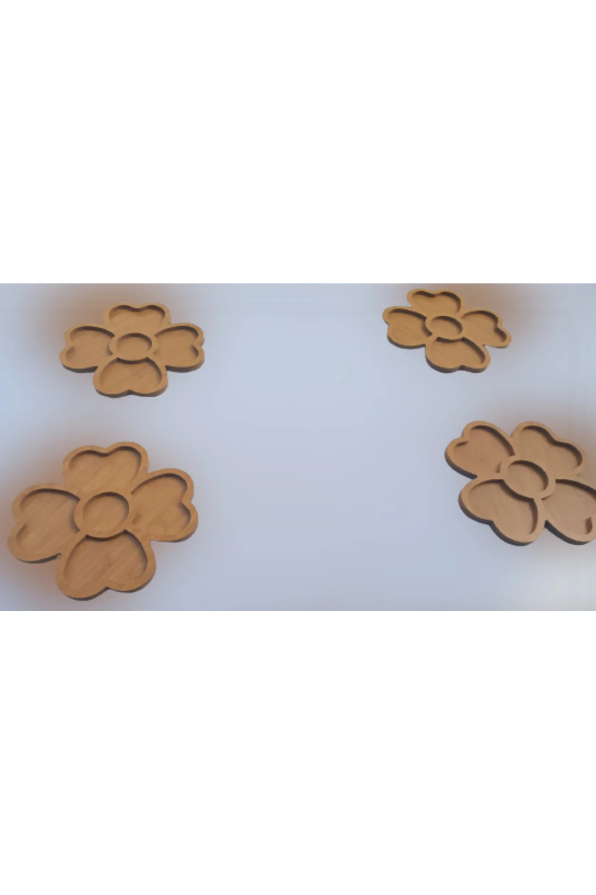 Sunum Tabak 12233 Kalpli Model Ahşap Mdf Lam 4 Göz 4 Adet El Yapım Sunum Tabak 12233 Kalpli Model Ahşap Mdf Lam 4 Göz 4 Adet El Yapım - Görsel 2