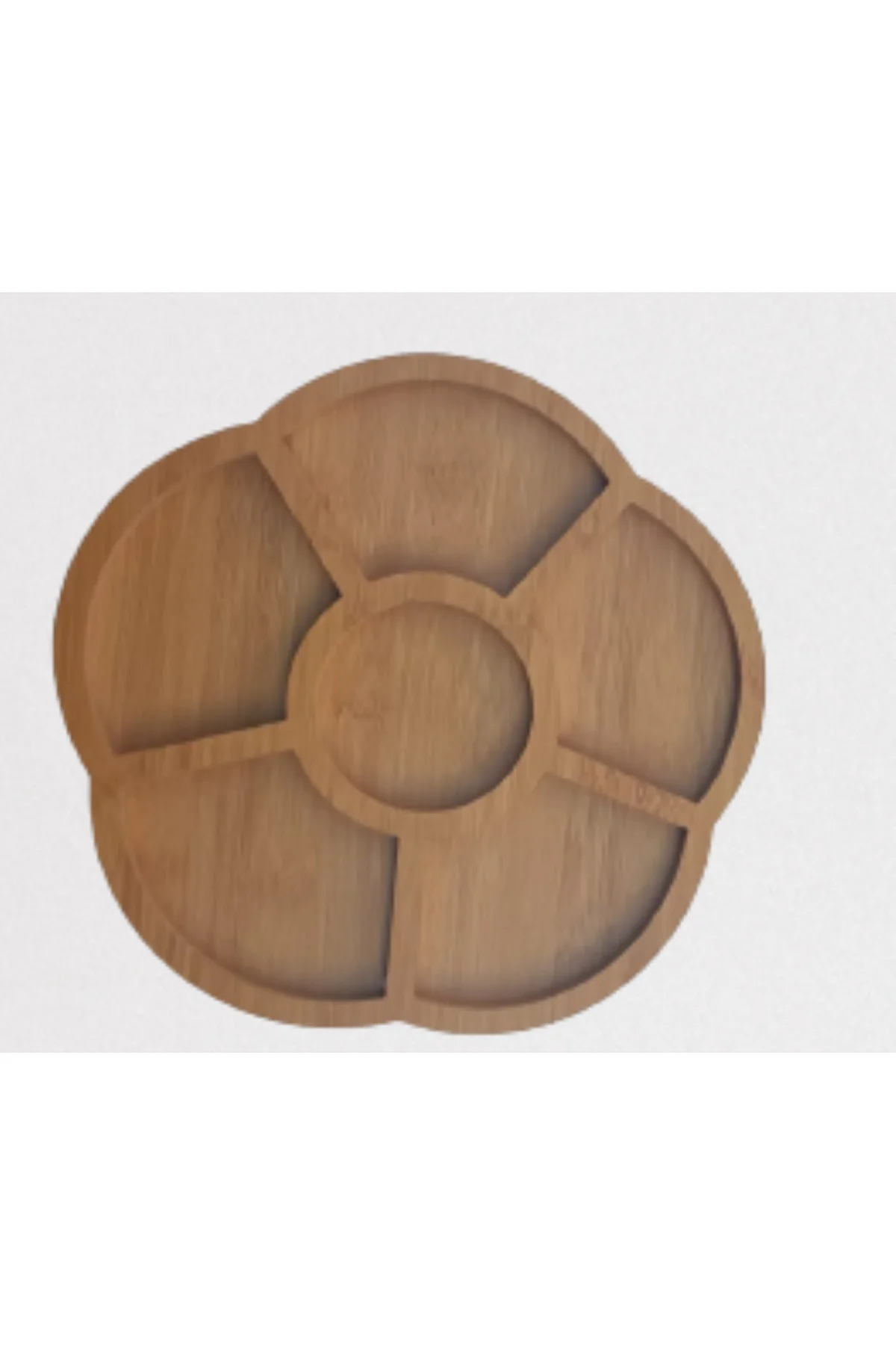 Sunum Tabak 12234 Papatya Model Ahşap Mdf Lam 5 Göz 4 Adet El Yapım Sunum Tabak 12234 Papatya Model Ahşap Mdf Lam 5 Göz 4 Adet El Yapım