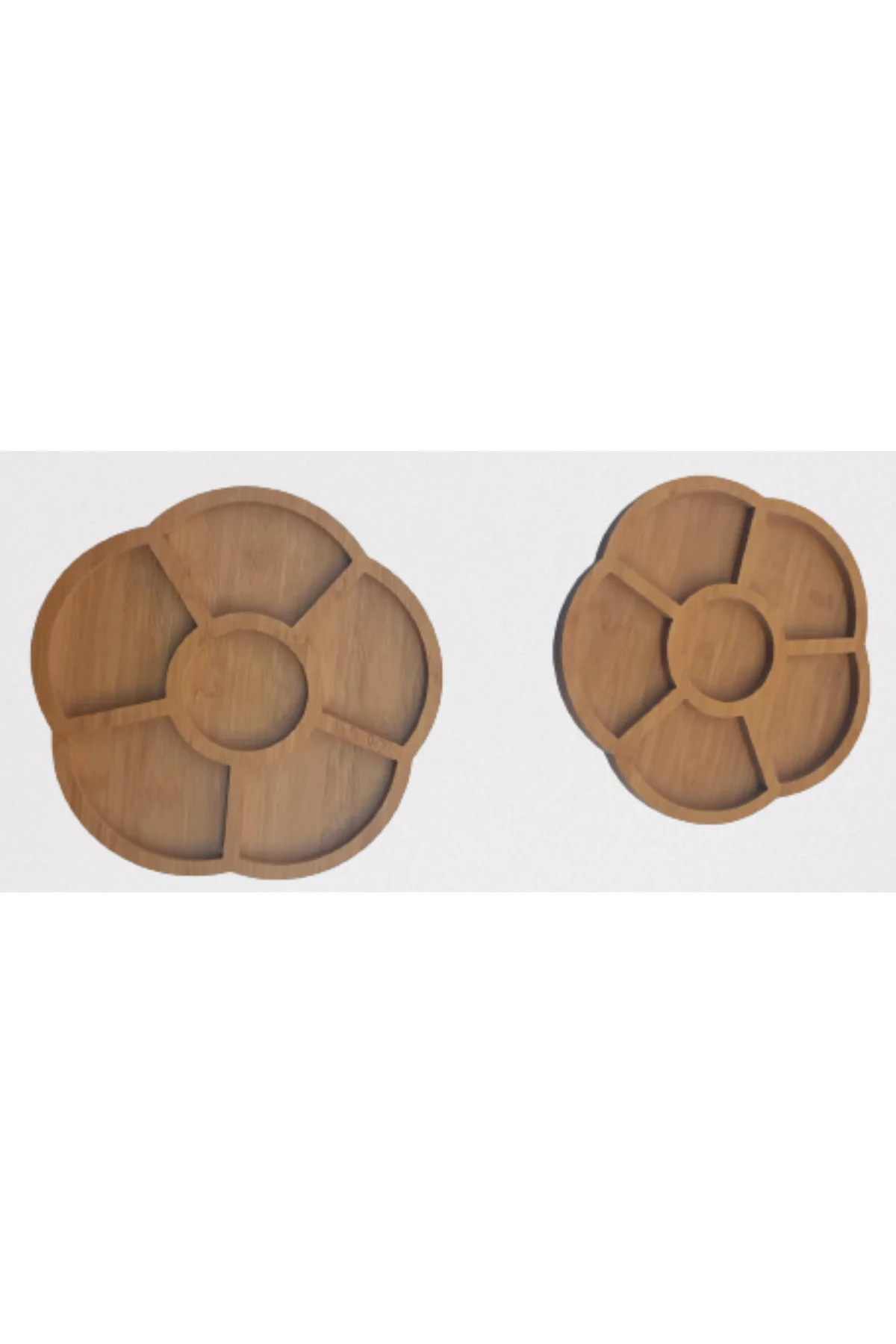 Sunum Tabak 12234 Papatya Model Ahşap Mdf Lam 5 Göz 4 Adet El Yapım Sunum Tabak 12234 Papatya Model Ahşap Mdf Lam 5 Göz 4 Adet El Yapım - Görsel 5