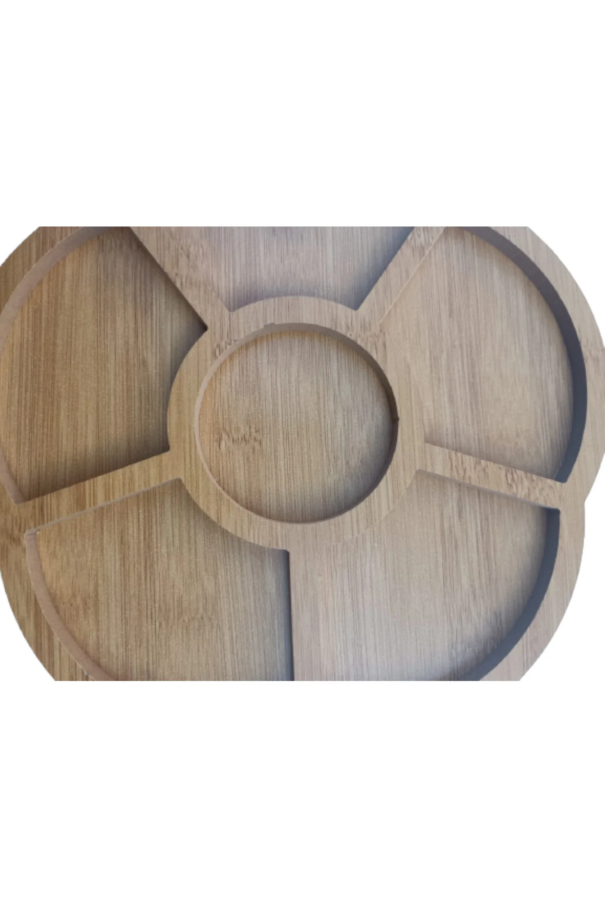 Sunum Tabak 12234 Papatya Model Ahşap Mdf Lam 5 Göz 4 Adet El Yapım Sunum Tabak 12234 Papatya Model Ahşap Mdf Lam 5 Göz 4 Adet El Yapım - Görsel 2