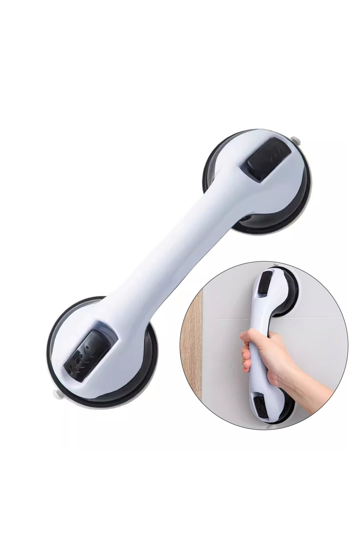 Sunup Sn-14661 Vantuzlu Banyo Tutacağı - Kayma Düşme Önleyici Kil