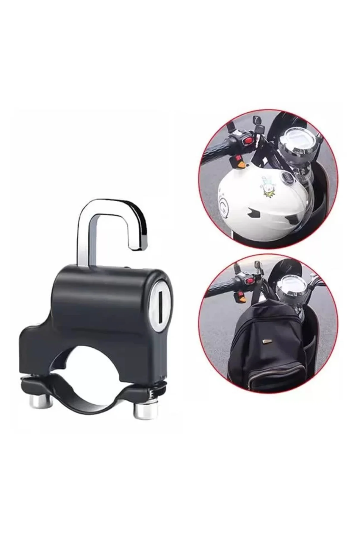Sunup Sn-24295 22-26Mm Universal Motosiklet Kask Kilidi