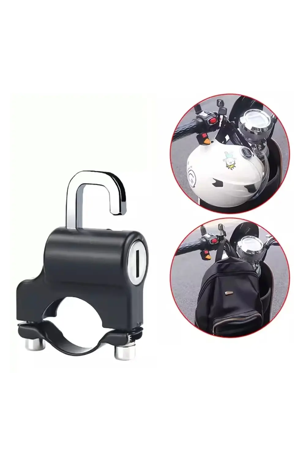 Sunup Sn-24295 22-26mm Unıversal Motosiklet Kask Kilidi