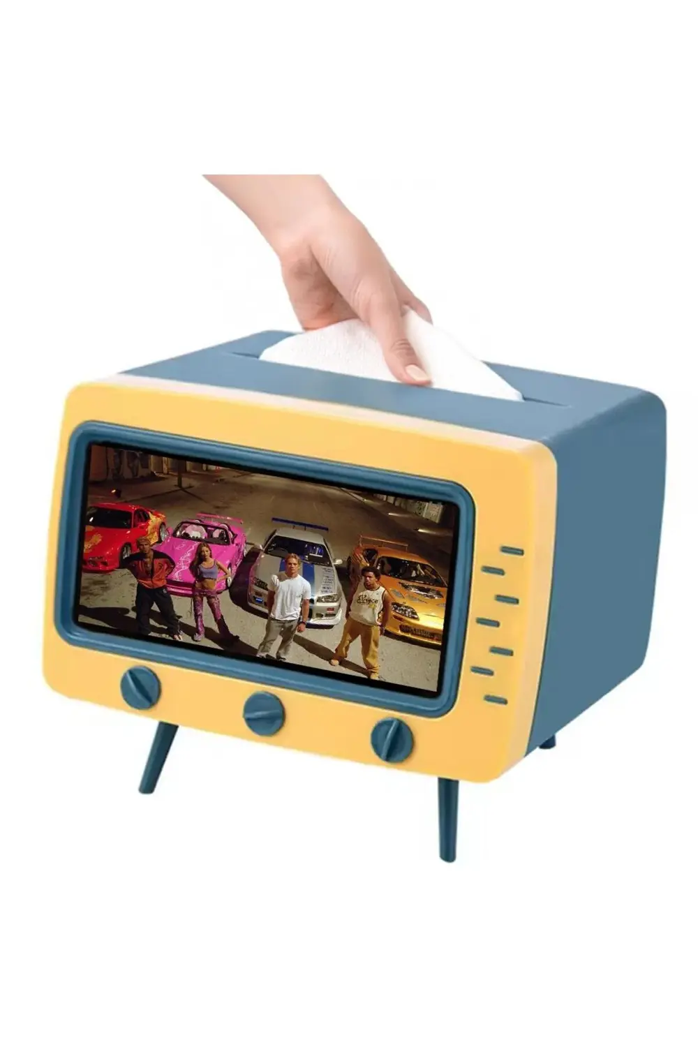 Sunup Sn-24896 Telefon Tutuculu Peçete Kutusu Çok Fonksiyonlu Kıl