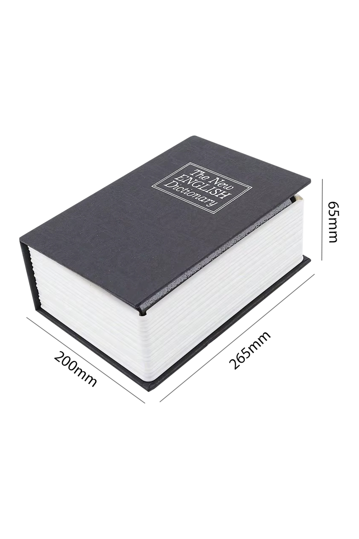 SUNUP SN-26088 KİTAP GÖRÜNÜMLÜ METAL KASA 265X200X65MM