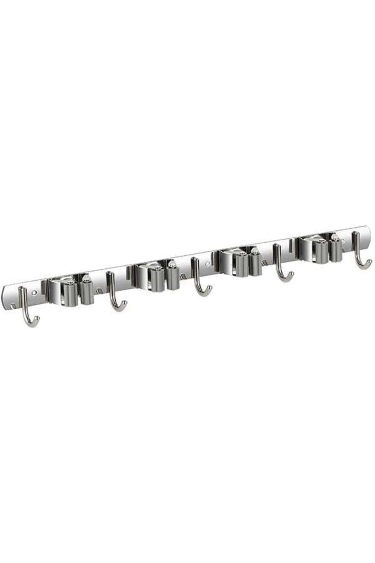Sunup SN-26351 Beş Kancalı Dört Klipsli Paspas-Süpürge Tutucu - A Sunup SN-26351 Beş Kancalı Dört Klipsli Paspas-Süpürge Tutucu - A
